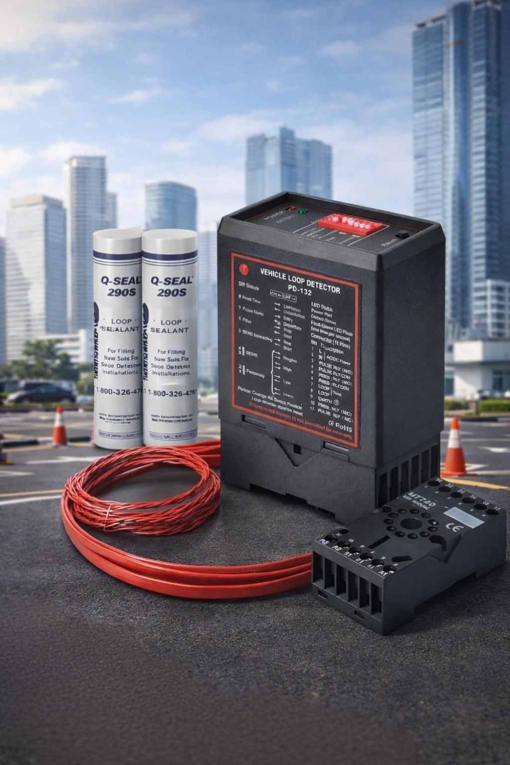 Loop Detector Sensor - Vehicle Detection System Parkir